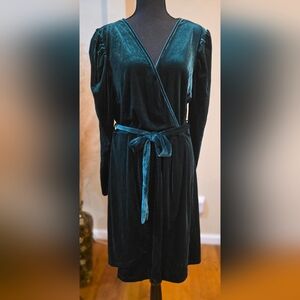 SHEIN Dark Teal Long Sleeve Dress